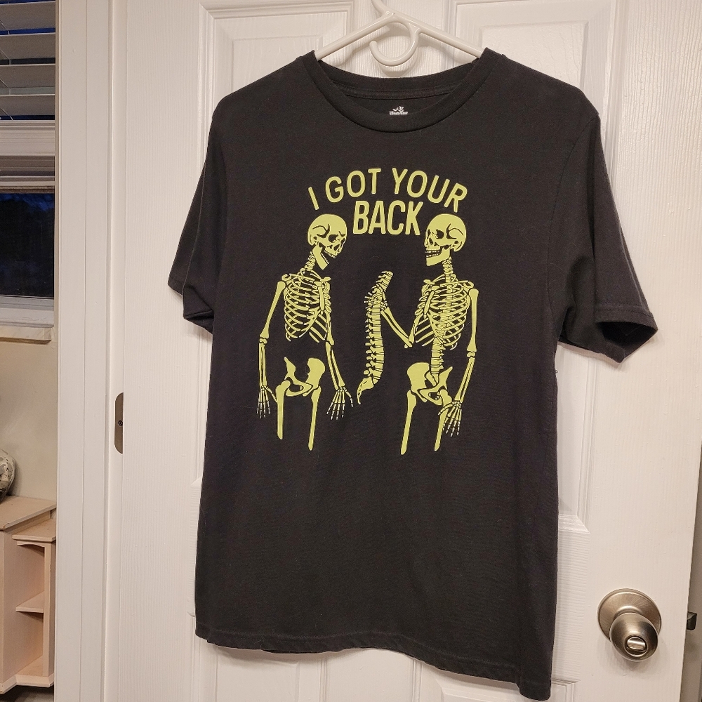 I Got Your Back Punny Funny Black Tee Unisex Styling Men's M - Picture 3 of 8